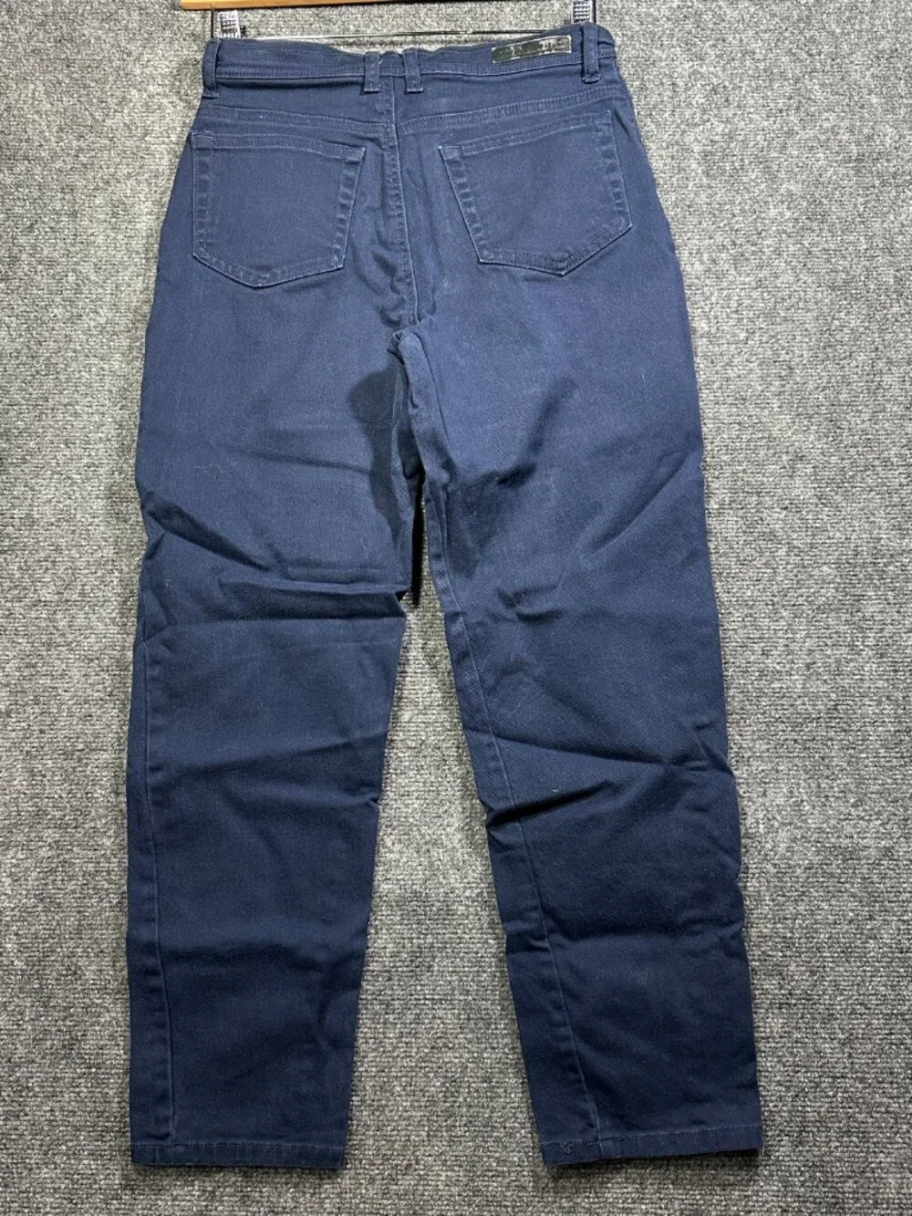 Gloria Vanderbilt Jeans Womens 10 Petite Ankle Straight Blue Cotton Stretch - Picture 7 of 11